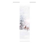 Home Fashion 084740-1101 HIRALIA Fabric Curtain Panel, Natural, 245 x 60 cm