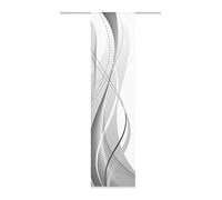 HOME FASHION 87152-703 96.5 x 23.6-Inch Polyester Curtain, Grey