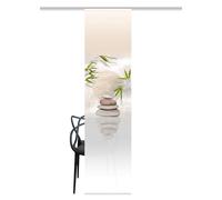 Home Fashion Benessa 87406-711 Sliding Panel Digital Print with Panel Carrier and Clamp Rail 245 x 60 cm Natural