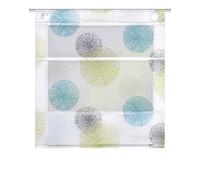 Home Fashion Magnetic Roller Bamboo Look Rawlins, Blue Green, 130 x 45 cm