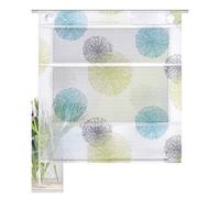 Home Fashion Magnetic Roller Bamboo Look Rawlins, Blue Green, B60 x H130 cm
