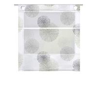 Home Fashion Rawlins Magnetic Blind Bamboo Look, Polyester, Stone, B100 x H130 cm