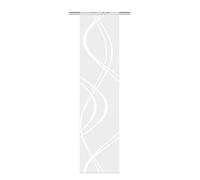 Home Fashion Sliding Wall, fabric Polyester, White, H245 x B60 cm (1er Pack)