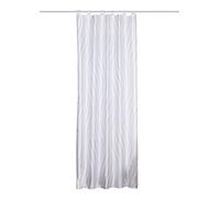 Home Fashion Wave Tab-Top Curtain Decorative Fabric with Digital Print 245 x 120 cm Polyester Grey