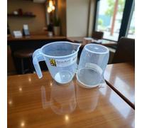 Home Fittings 1L Embossed Measuring Jug Dishwasher Safe BPA 1 Liter Mixing Bowl Kitchen Solid Grip Easy Pour 1000ML displayed in ml, cl, fl oz and Pints