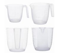 Home fittings ® 1x Wham Large 2L Measuring Jugs 2 Litre per Jug, Handle Embossed Ideal Non-Toxic BPA-Free Measuring Scales for Kitchen Food Baking Preparation, Water or Gravy Food Safe (Pack of 1)
