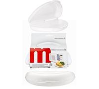 Home Fittings ® Microwave It Omelette Maker, Easy Cook Egg Maker, Easy to Clean Stain Free, 25 x 13 cm, White