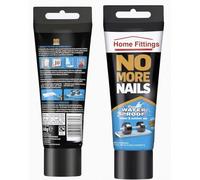 Home Fittings ® No More Nails - Waterproof - Heavy Duty Mounting Adhesive - Strong Glue - For Mirrors, Wood, Ceramic, Metal & More - Instant Grab Adhesive - Indoor & Outdoor - 340g Tube
