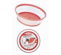 Home Fittings ® Pendeford Collapsible Microwave Plate Cover and Colander Dual Function Space Saving Design Heat and eat lid Strainer