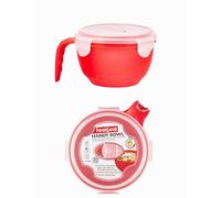Home Fittings ® Pendeford Heat & Eat Handy Bowl Microwave Safe Assorted Colours BPA Free Heat and Serve Hot Food Sauce Pan Pasta Soup