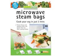 Home Fittings ® Toastbags Quickasteam Microwave Steam Bags Large 25 Pack Vegetables Fish Poultry Cooking Steaming Retains Nutrients Healthy Fast