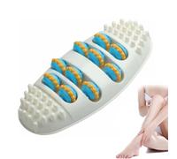 Home Foot Roller Acupressure Massager, Portable Feet Massage Roller for Plantar Fasciitis Relief, Dual Foot Massage Rollers with Magnetic Pressure Points for Men and Women (A)