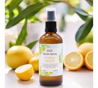 Home Fresh Room Spray - Citrus Fresh 100ml | Premium Natural Ingredients | Long-Lasting Citrus Grove Scent | Refreshing Lemon, Citronella, and Orange Fragrance | Aromatic Air Freshener