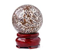 Home Furnishings Crystal Ball Feng Shui Quartz Crystal Sphere Power Stone Ball for Crystals Prosperity Stones Spiritual Gift,3.5-4cm