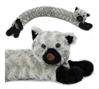 Home Furniture Novelty Cat Design Draught Excluder Fabric Fleece Draft Door Stopper (Grey)