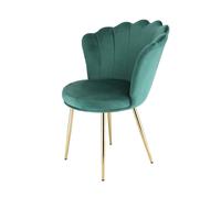 Home Garden Direct Mini Flora - Occasional Chair in Velvet - Green Home Garden Direct Green