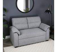 Home Garden Direct Tivoli - 2 Seater Pull out Sofa Bed in Soft Woven Fabric in Grey Home Garden Direct Grey 2 Seater