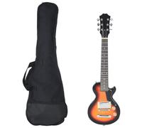 Home Garden,Electric Guitar for Kids with Bag Brown and Black 3/4 30"