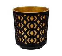 Home Garden Ornaments Large Plant Pots Indoor, Indoor Plant Pot - Decorative Plastic Flower Pots with Basket and Insert, Mix and Match Colours (Diameter: 25cm, Black and Gold)