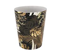 Home Garden Ornaments Plant Pots Indoor 15.5cm Diameter - Decorative Plant Pot with Original Motif of Golden Jungle - Plastic Flower Pots Outside (15.5 cm, Golden Jungle)