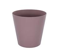 Home Garden Ornaments Plant Pots Indoor Durable Indoor Plant Pot - Aga Plastic Cache Pot Vibrant Colours Flower Pots (Diameter: 19cm, Colour: Heather)