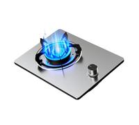 Home Gas Stove,Portable Single-burner Gas Stove,Automatic Ignition Camping Single-burner LPG/NG,Suitable for RV Apartment and Outdoor 5.2kw(NG)