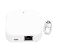 Home Gateway for TTLock App Control, Smart Deadbolt WiFi Gateway WiFi Bluetooth RJ45 Hub with USB Cable for Smart Entry Lock Speaker