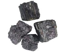 Home Gemstone Crystal Black Tourmaline Decoration (Color : Black Tourmaline, Size : 650-750g)