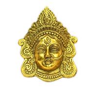 Home Genie Goddess Lakshmi Wall Hanging - Decorative Brass Lakshmi Idol for Home Temple, Pooja Room & Spiritual Wall Décor | Traditional Golden Laxmi Hanging for Prayer Corners