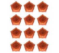 Home Genie Handmade Diyas for Diwali Decoration | Handmade Clay Mitti Diya | Lanterns for Diwali Decoration | Decoration Mitti Diya | Handmade Diyas - Pack of 12