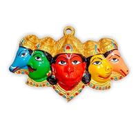 HOME GENIE "Panchmukhi Hanuman Wall Hanging | Handcrafted Multicolor Wall Decor | Symbol of Protection & Strength for Home & Office