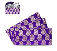 Home Genie Shagun Lifafa Money Gift Envelope for Gifting Money on Wedding, Birthday | Wedding | Engagement | Birthday Party | Marriage | Diwali | Rakhi Envelopes (Pack of 3, Purple Carry)