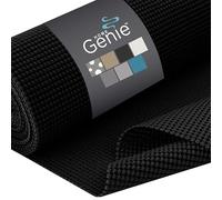 HOME GENIE Shelf Drawer and Cabinet Liner, Durable with Strong Grip, 12 in x 20 FT, Non Adhesive Liners Protect Kitchen Cabinets and Cupboard, Pantry, Bathroom Drawers and Shelves, Desks, Pitch Black