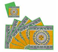 Home Genie Suryadev God Square Envelope | Envelope for Gifting Money on Birthday | Sagan | Milni | Engagement | Marriage | Diwali | Rakhi Shagun Envelopes & Any Other Ocassion - (Pack of 5)