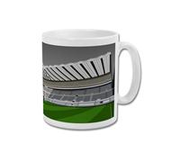 Home Ground Ceramic Mug - Newcastle United Football Stadium Gift - Black and White - Vintage Style - Dishwasher Safe