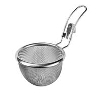 Home Grower Spoon - Stainless Steel Fine Mesh Skimmer with Slip Hook | Food Filter for Kitchen Use, Empty Pasta, Rinse Cereal, Wash Greens