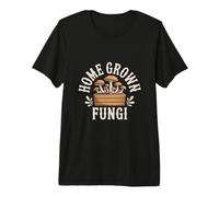 Home Grown Fungi Mushroom Growing Design Premium T-Shirt