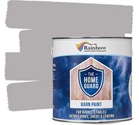 Home Guard BARN Paint Exterior Wooden Buildings Barns Sheds Fences Protection Water Based Hard Wearing Matt Finish (2.5 Litre, Barn Pebble Grey)