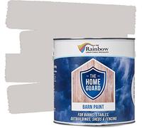 HOME GUARD BARN PAINT Exterior Wooden Buildings Barns Sheds Fences Protection Water Based Hard Wearing Matt Finish (2.5 Litre, Barn Washed Out)