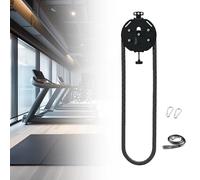 Home Gym Cable Pulley System, Adjustable Resistance, Endless Rope Trainer for Full Body Workout, Fitness Equipment