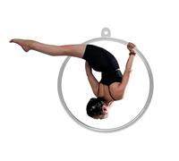 Home Gym Dancing Studio Large Aerial Hoop, Weight Loss Gymnastics Lyra Ring for Kids Adult, Single Point Art Hoops Rig, Aerial Yoga Ring(Diameter-80cm(31 1/2"))
