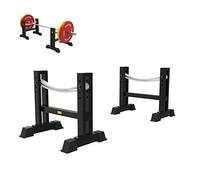Home Gym Squat Rack Set Of 2, Heavy Duty Weight Rack Holder Adjustable Height, Home Fitness Equipment
