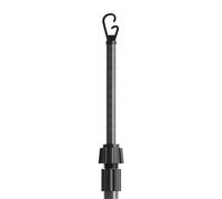Home Hacks Washing Line Prop 2.4M Heavy Duty Adjustable Telescopic Washing Line Metal Clotheslines Weatherproof Home Garden Laundry Support Drying Line Poles (1x 8ft Washing Line Prop)