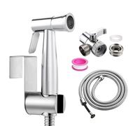 Home Handheld Bidet Baby Toilet Set with Faucet Spray, Hose and Hook and Fitting, Perfect for Washing Hair or Wash Basin