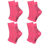 Home Holic 4 Pairs Ankle Support Neuropathy Compression Socks for Women Men Medical Plantar Fasciitis Socks Ankle Strap Brace Achilles Tendonitis Foot Support