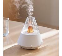 Home Humidifier Small Essential Oil Diffuser 150ml, Quiet Aromatherapy Mini Humidifiers,Air Diffuser for Office Bedroom,Cool Mist Diffuser with Waterless Auto Shut-Off Protection ( Color : White )