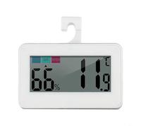 Home Hygrometer Thermometer Digital with TFT Screen - Precise Temperature Humidity Meter for Baby Room Cellar Warehouse - Real Time Data Refresh - Wall Mount or Stand 6.7x4.3cm(Black)