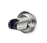 HOME&I Vacuum Suction Shower Head Holder, ABS Plastic, Adjustable Angle and Height, Waterproof and Moistureproof Design for Durable Performance.(Polished Nickel)