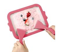 Home Ice Cream Maker Ice Maker Machine for Small Quantities Portable Dessert Cabinet | Hand Crank Ice Maker Stainless Steel Bowl Ice Maker Machine