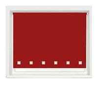 Home In Style 100% Polyester Square Eyelet Trimmable Daylight Roller Blinds (60cm Wide x 165cm Drop, Red)